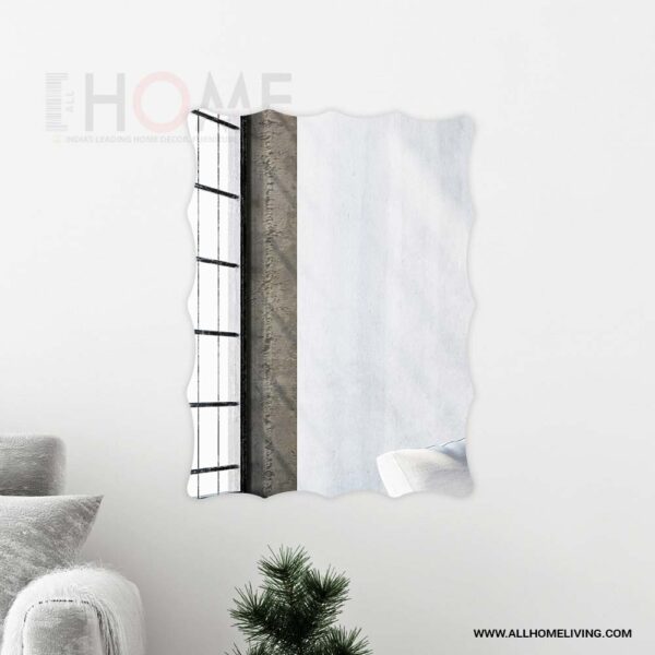 Frameless Rectangular Modern Wall Mirror Design
