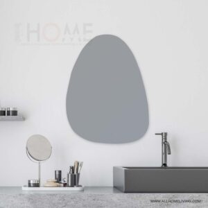 Frameless Irregular Modern Wall Mirror