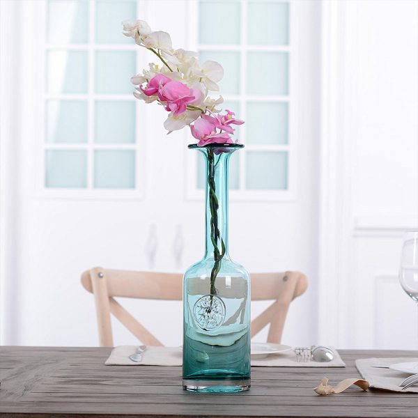 Bottle shaped flower vase