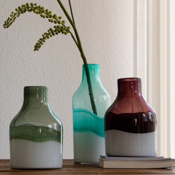 Violet Modern Glass Vase