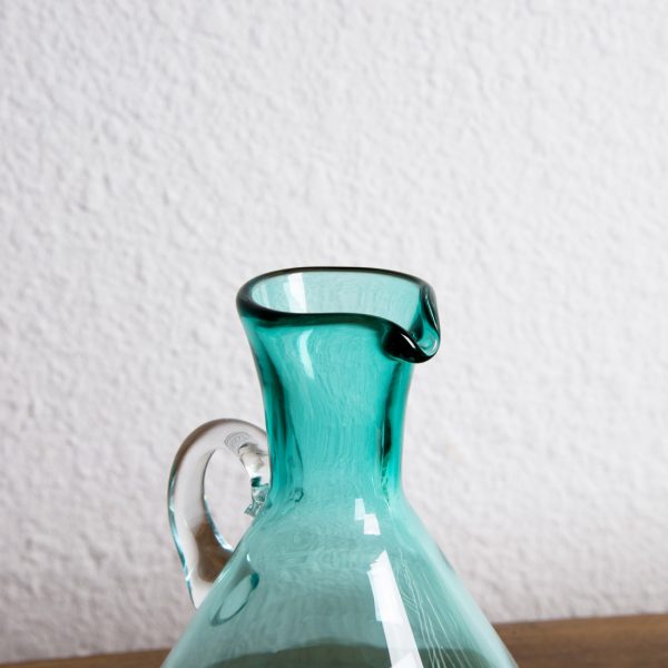 Murano Grey Flower Vase Beaker Shape