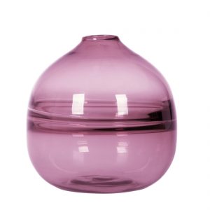 Casamotion Hand Blown Art Purple Glass