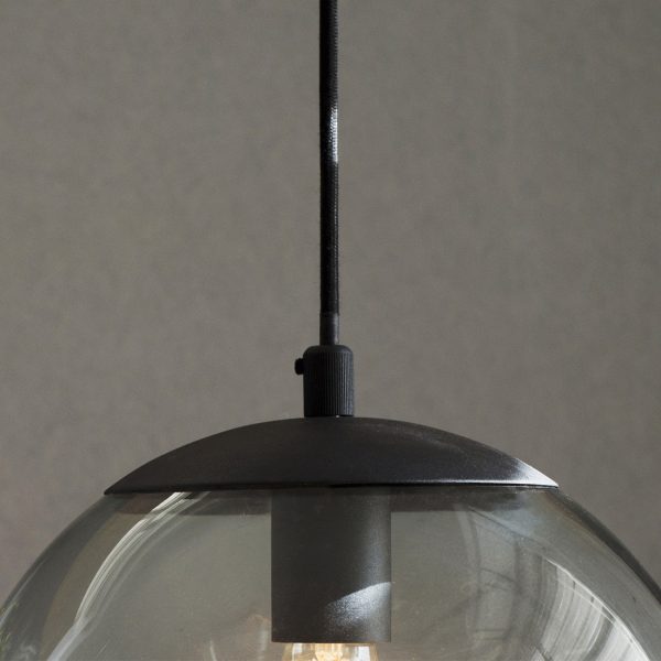 Handmade Art Globe Recycle Blue Glass Pendant Light - Casamotion - Image 7