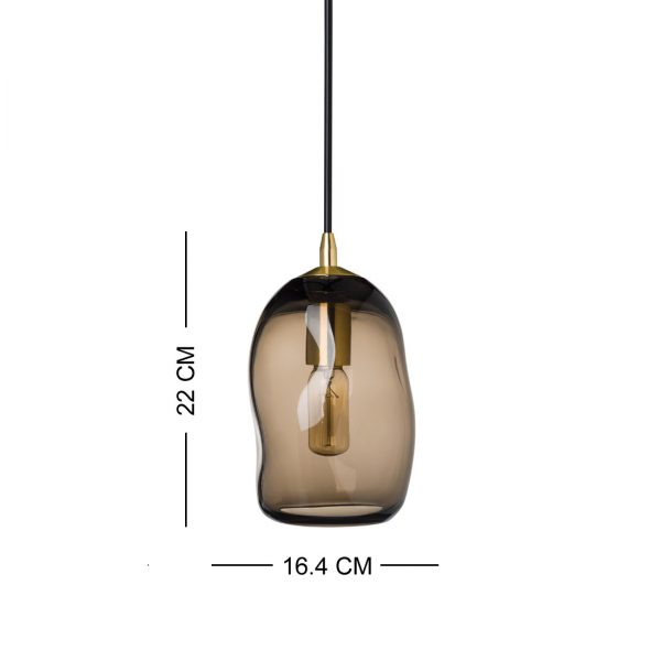 Casamotion Mini Brown Pendant Light - Image 2