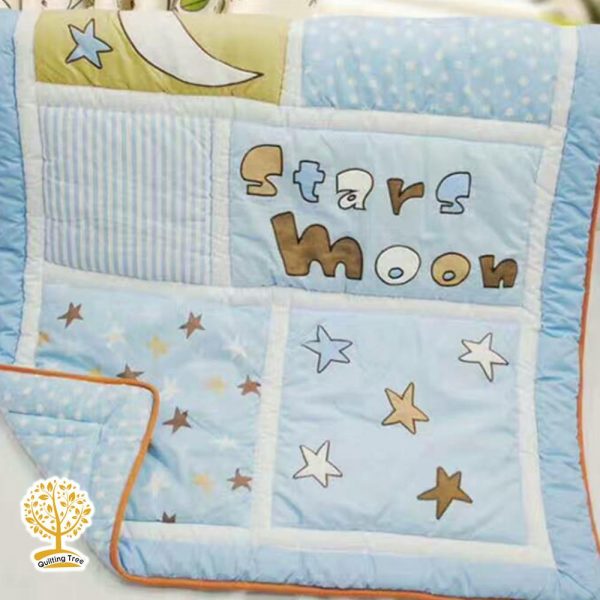 Stars & Moon Themed Baby Playmat Cum Comforter