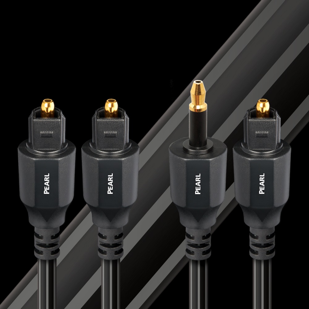 3m - single optical digital audio cable Pearl OptiLink AudioQuest