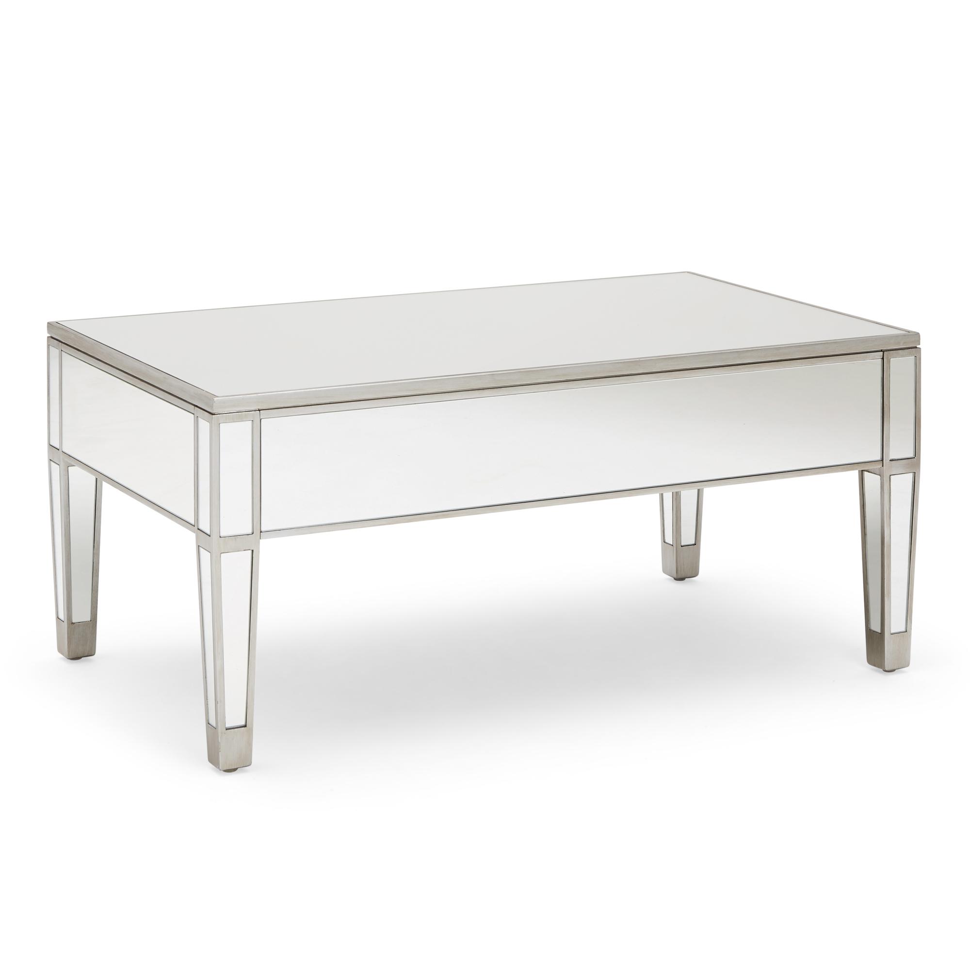 Fitzgerald Mirrored Coffee Table All Home Living