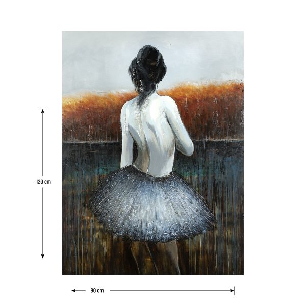 Women Gazing Wall Painting Metal - Image 6