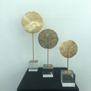 Metal Artefact On Crystal Base