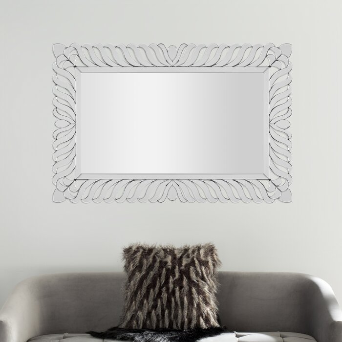 Stunning and Unique Wall Mirror for Living Room Area