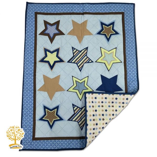 Blue star baby playmat cum comforter