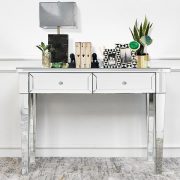 Crystal Mirrored Console Table