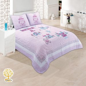 Castle quilted bedspread
