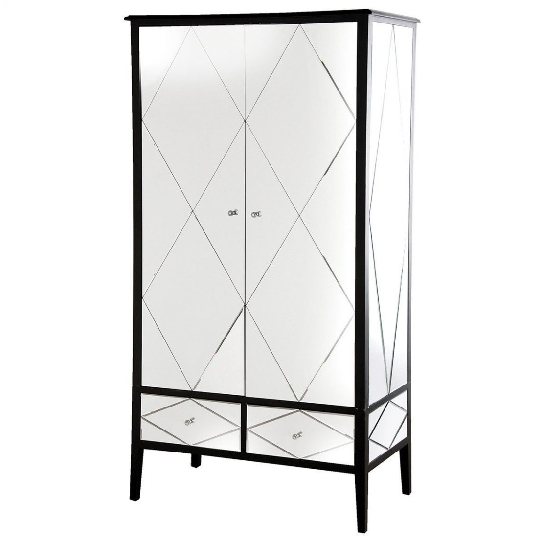 Gatsby Etched Mirrored Wardrobe All Home Living