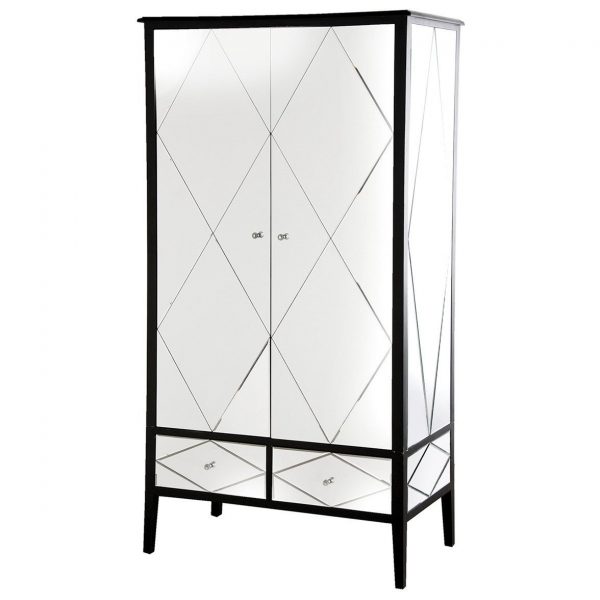 Gatsby Etched Mirrored Wardrobe