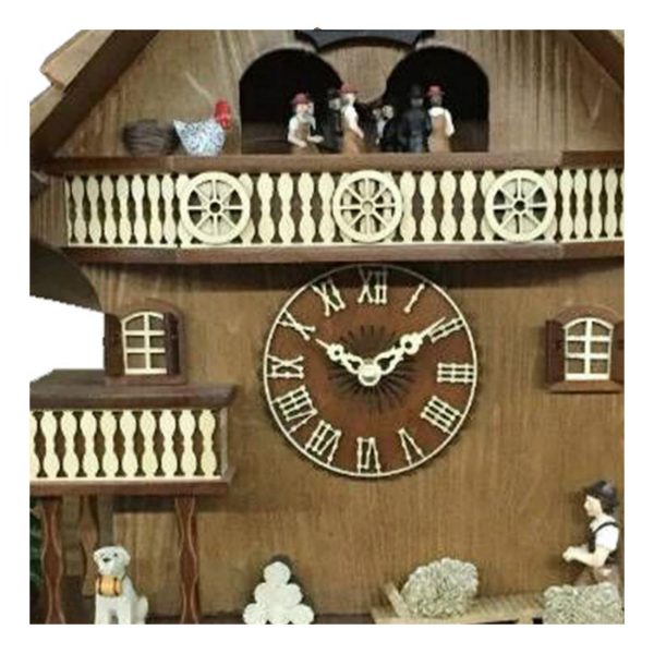 Vintage Swiss Farm Cuckoo Clock