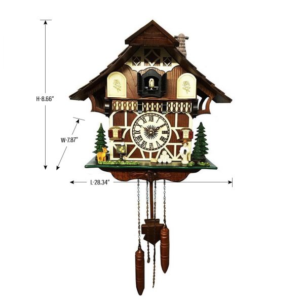 Wood Pile Cuckoo Clock