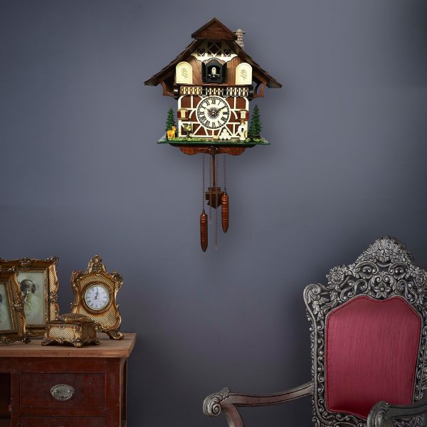 Wood Pile Cuckoo Clock