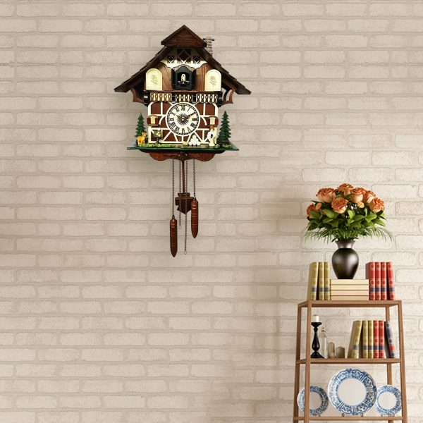 Wood Pile Cuckoo Clock