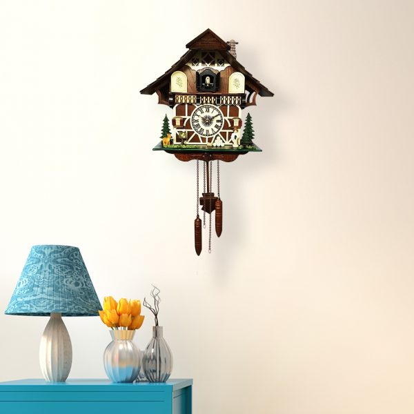 Wood Pile Cuckoo Clock