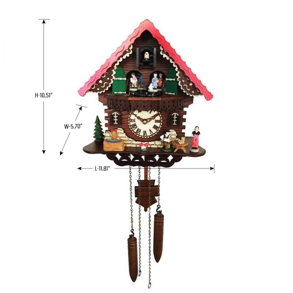 Cuckoo Clock with Animated Figures