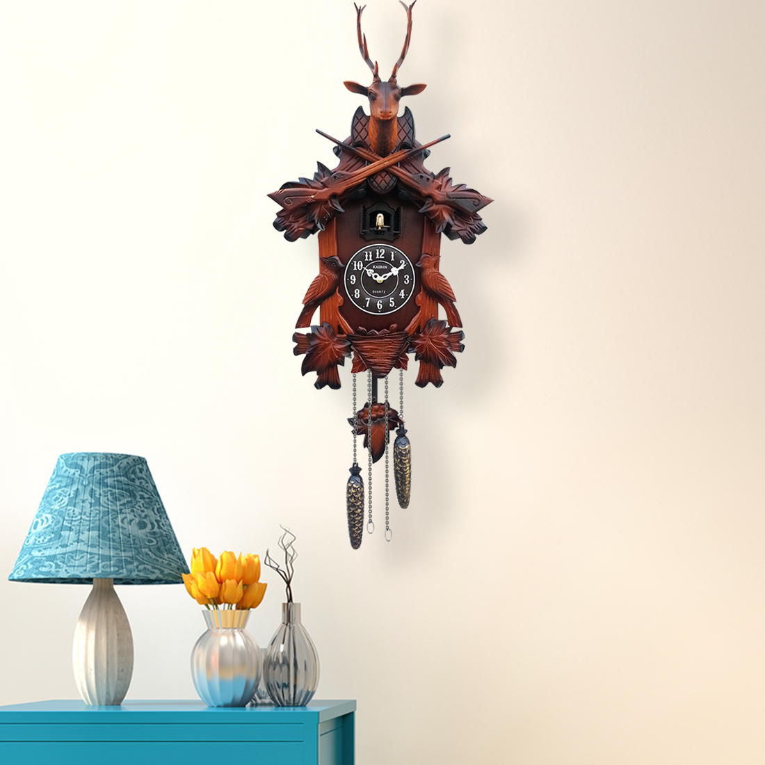 Top Deer Cuckoo Clock All Home Living