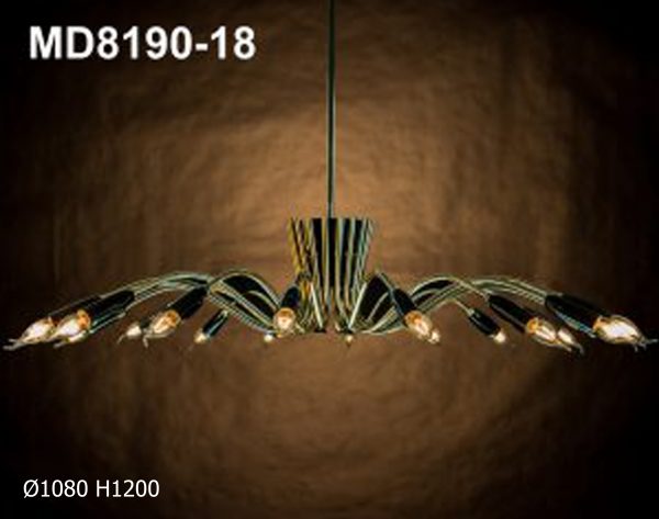 Contemporary Chandelier Black - Image 2