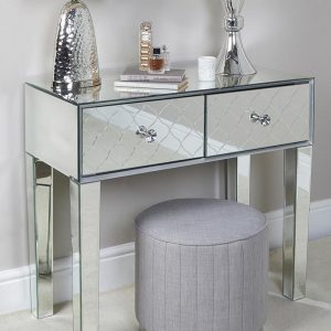 Moroccan Pattern Mirrored Dressing Table