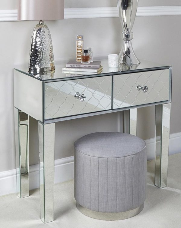Moroccan Pattern Mirrored Dressing Table