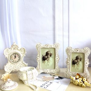 Ivory White Photo Frame Set