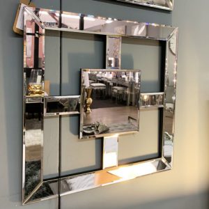 Small Square Mirror Wall Art