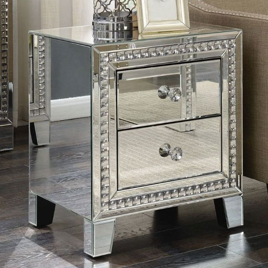 Chigwell Border Bedside Table