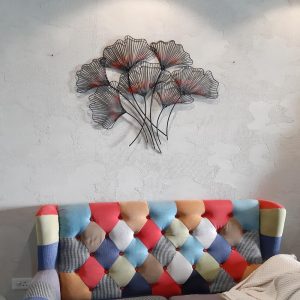 Wrought Iron Floral Wall Decor