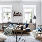 Hygge style living room