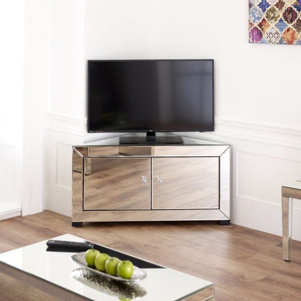 Venetian Mirrored Corner TV Cabinet - to fit TV's up to 44" - Image 3