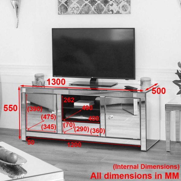 Venetian Mirrored TV Unit Design - Image 3