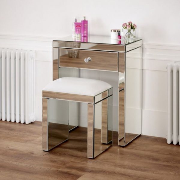 Venetian Compact Dressing Table with Stool