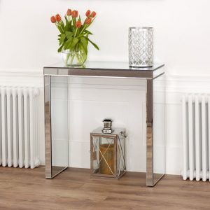 Sleek Mirror Console Table Venetian Style