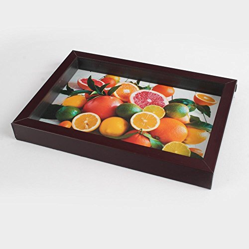 Small Brown Frame Serving Tray