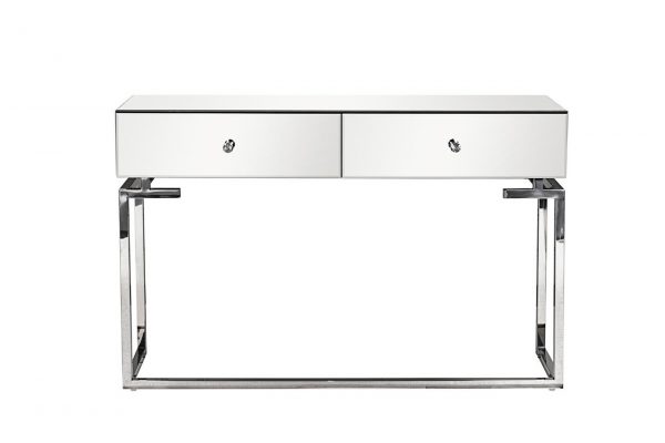 Mirror console with two drawers