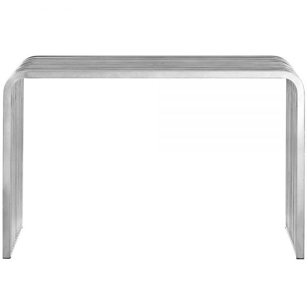 Modern Pipe Shape Stainless Steel Console Table