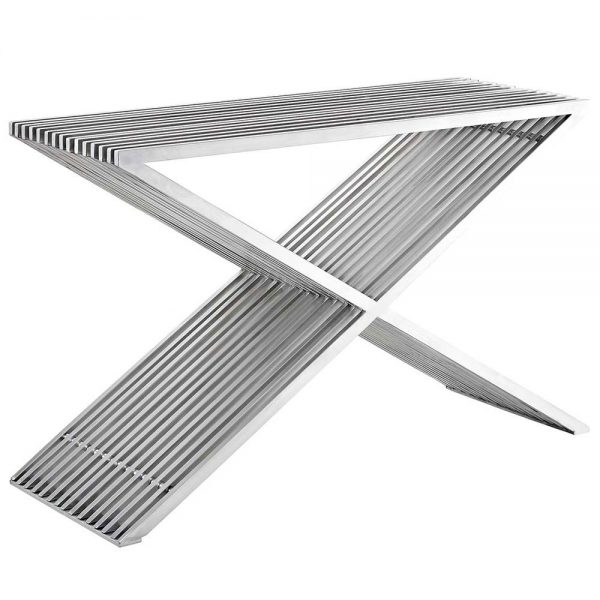 Geometric Steel Console Table