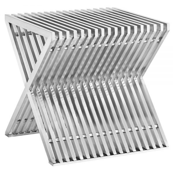 Geometric Steel Side Table