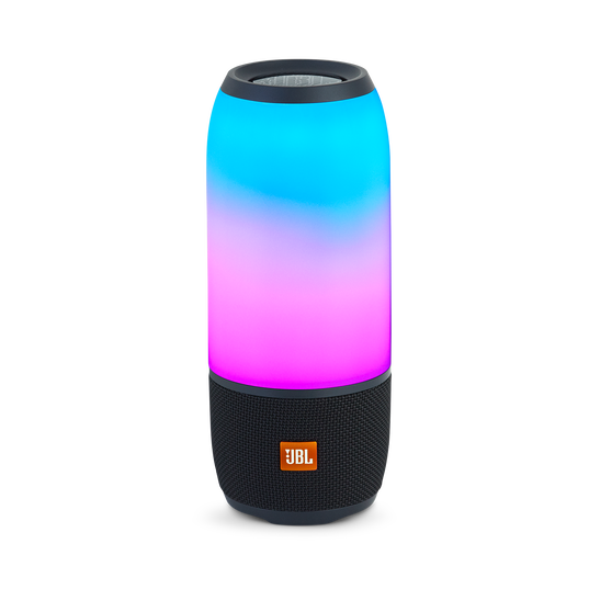 Pulse 3 Waterproof portable Bluetooth speaker with 360° lightshow and sound.