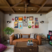 A beautiful Living room designed by Quirk Studio