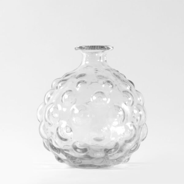 Transparent Bubble Murano Vase