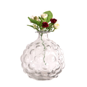 Transparent Bubble Murano Vase