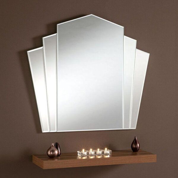 Art Deco Geometric Wall Mirror