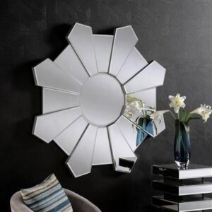 Helius Round Wall Mirror - Art Deco