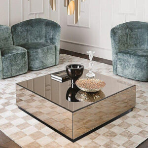 Brown Mirrored Centre Table